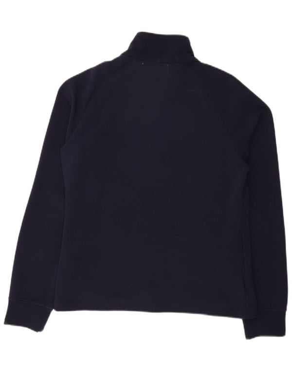 Kappa Damen-Trainingsanzug-Oberteiljacke UK 16 Large Marineblau Polyester