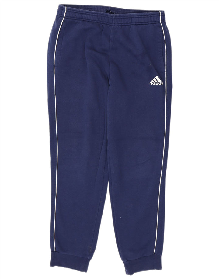 Adidas Herren-Trainingshose, Jogginghose, mittelblau, Baumwolle