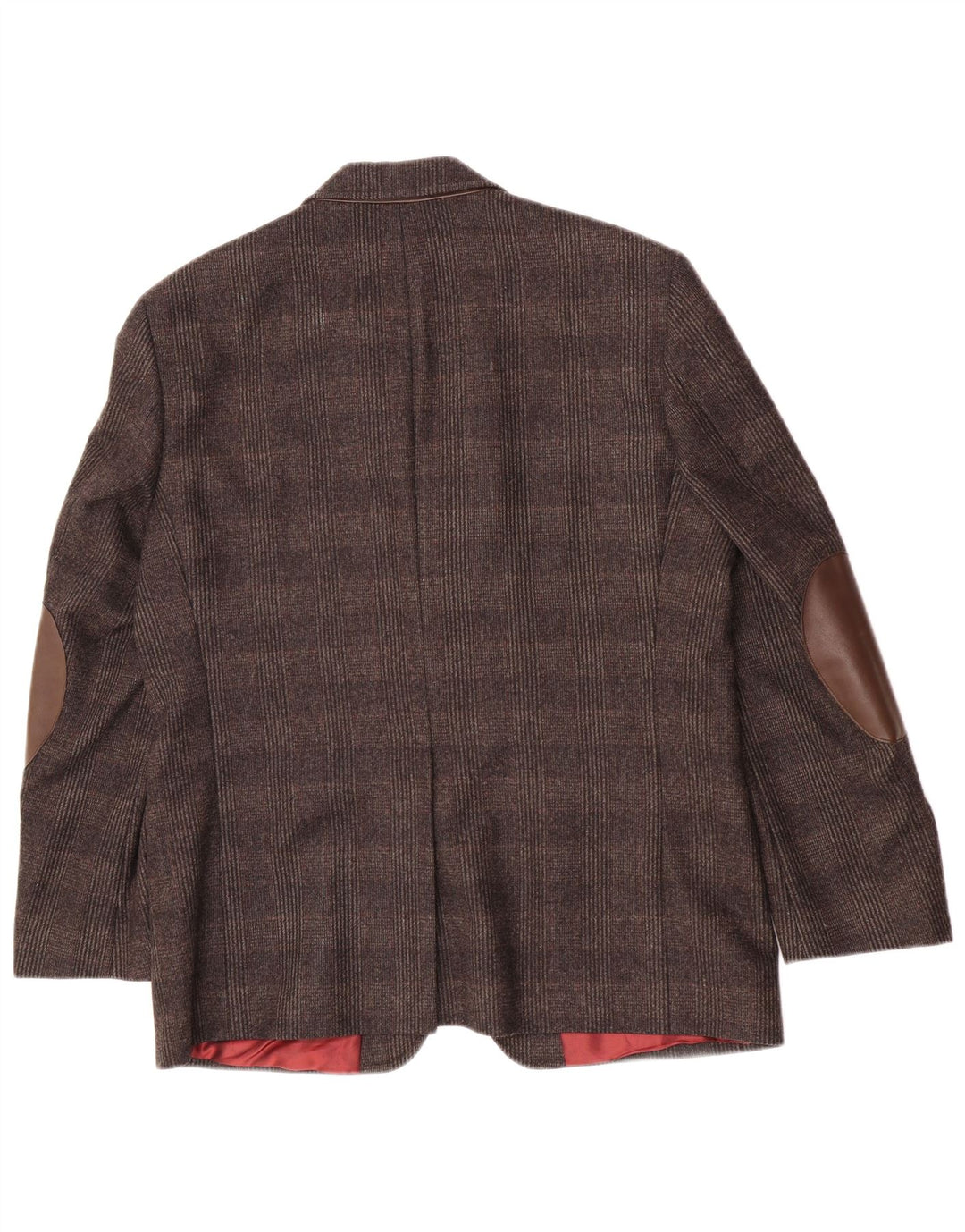 Pierre Cardin Herren-Blazer mit 2 Knöpfen, Gr. 40, groß, braun kariert