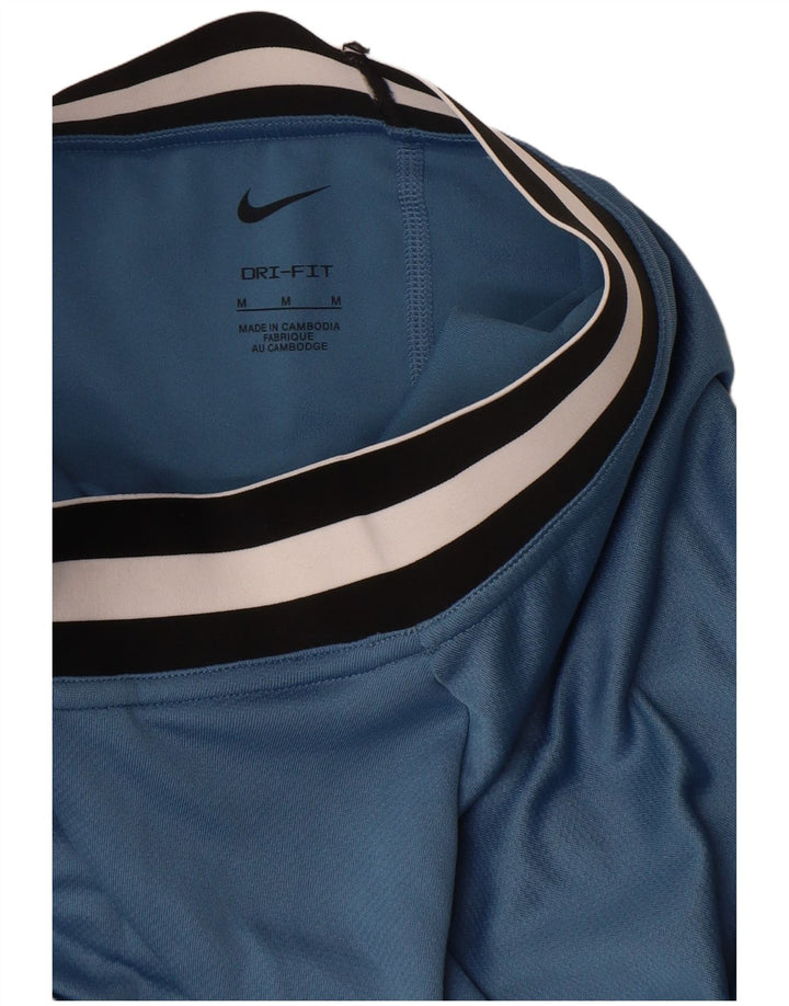 Nike Damen Dri Fit Skort UK 14 Mittelblauer Farbblock