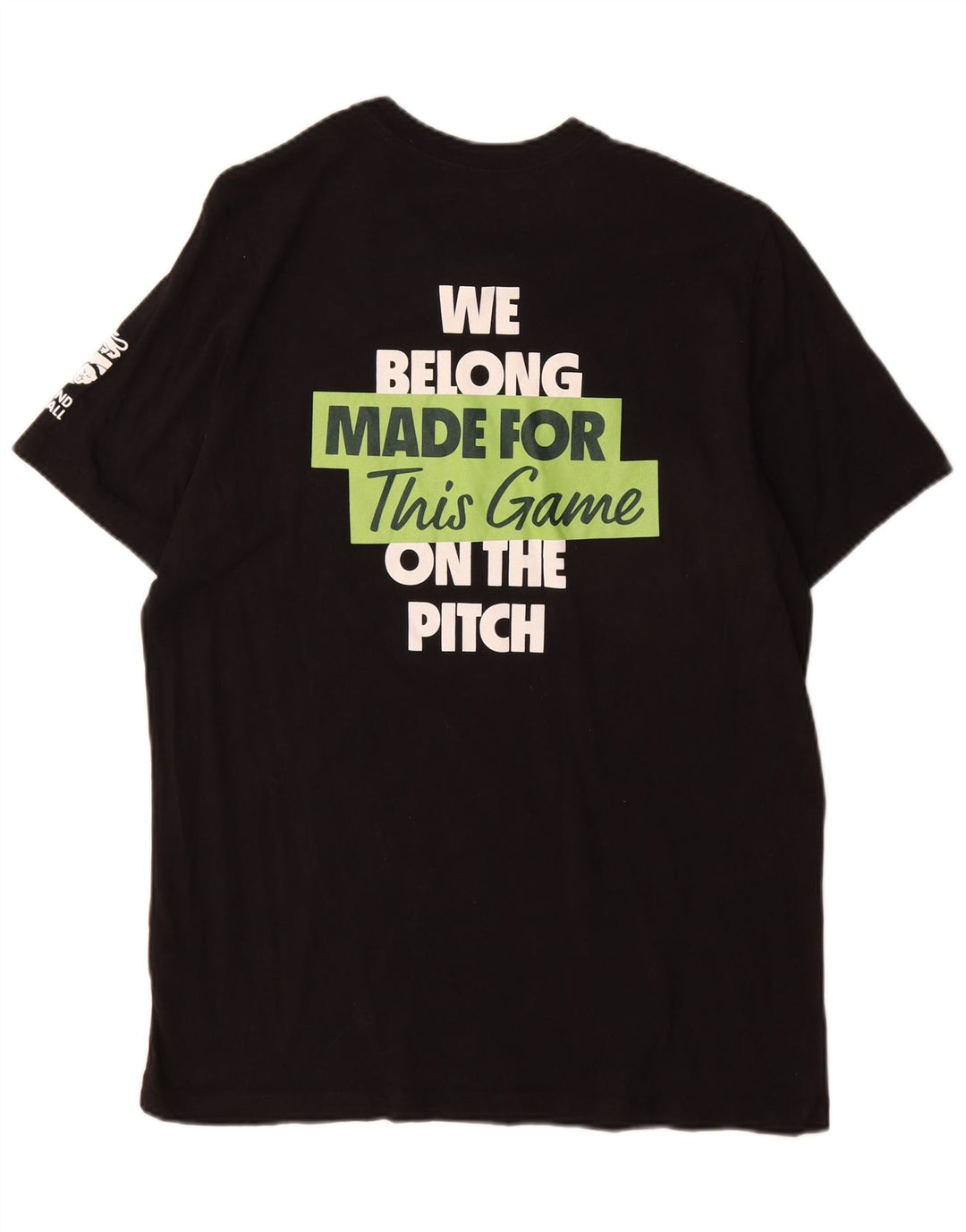 Nike Herren-T-Shirt mit Grafik, groß, aus schwarzer Baumwolle