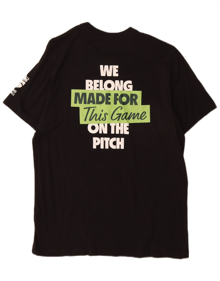 Nike Herren-T-Shirt mit Grafik, groß, aus schwarzer Baumwolle