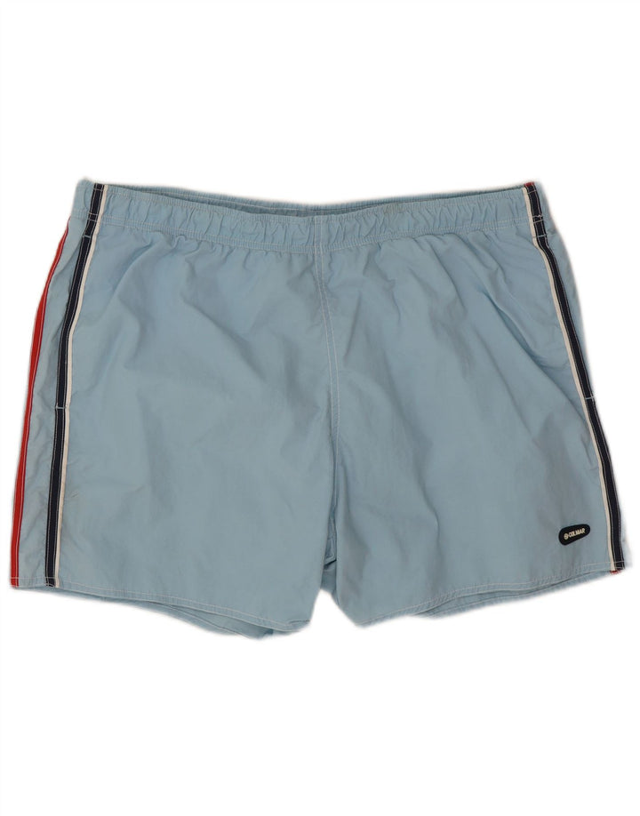 Colmar Herren-Badeshorts IT 58 XL blau gestreift aus Polyester