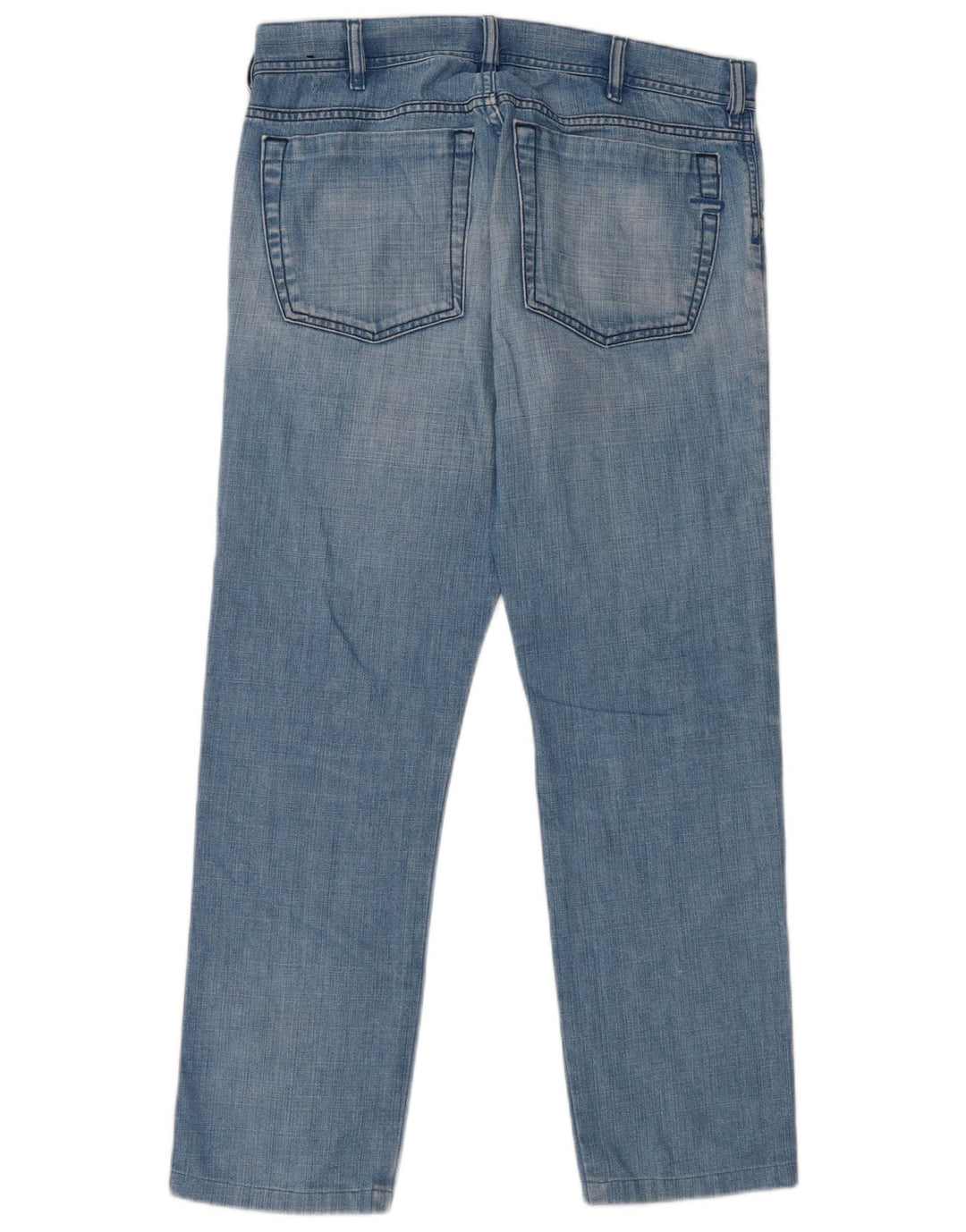 Diesel Herren Straight Jeans W31 L28 Blaue Baumwolle