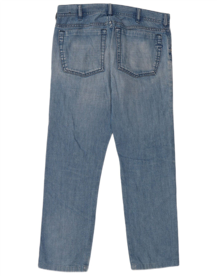 Diesel Herren Straight Jeans W31 L28 Blaue Baumwolle