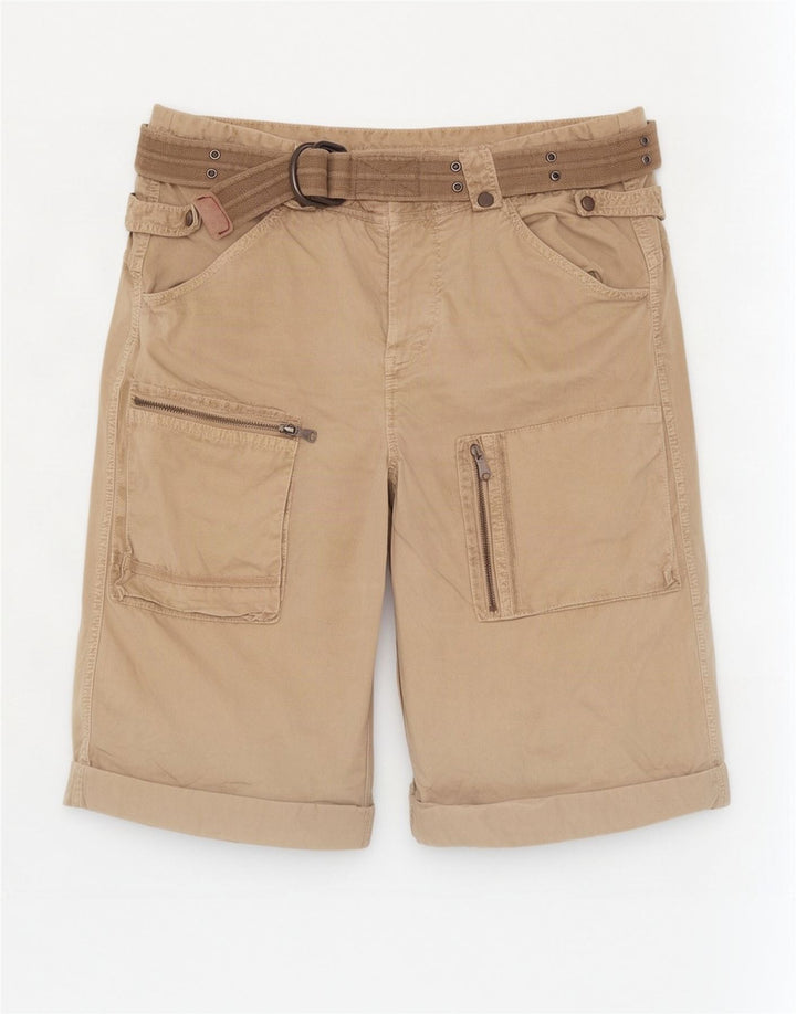 Gaudi Herren Cargoshorts IT 52 XL W38 Beige Baumwolle