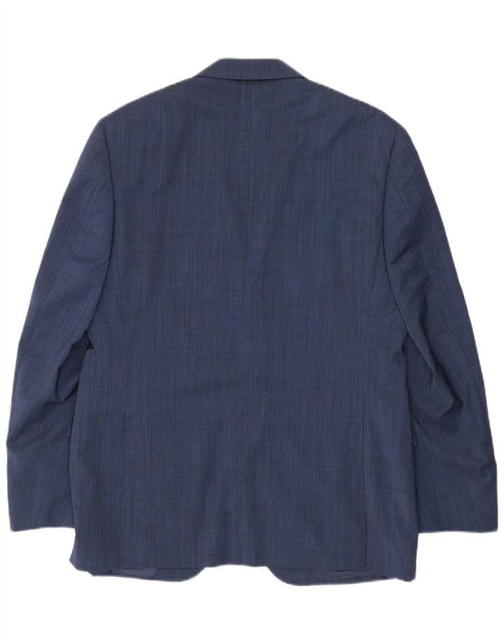 Canali Herren-Anzug mit 2 Knöpfen, 2-teilig, IT 50, Größe L, W34, L30, marineblaue Wolle