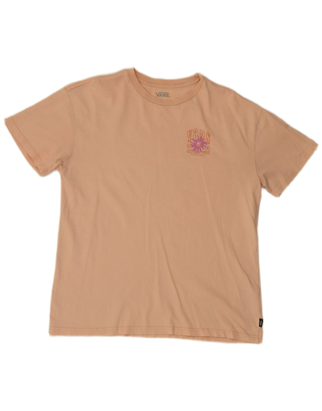 Vans Herren-T-Shirt mit Grafik, Mittelrosa, Baumwolle