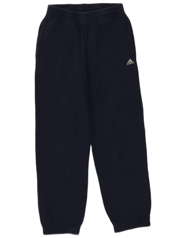 Adidas Mens Tracksuit Trousers Joggers Small Navy Blue Cotton