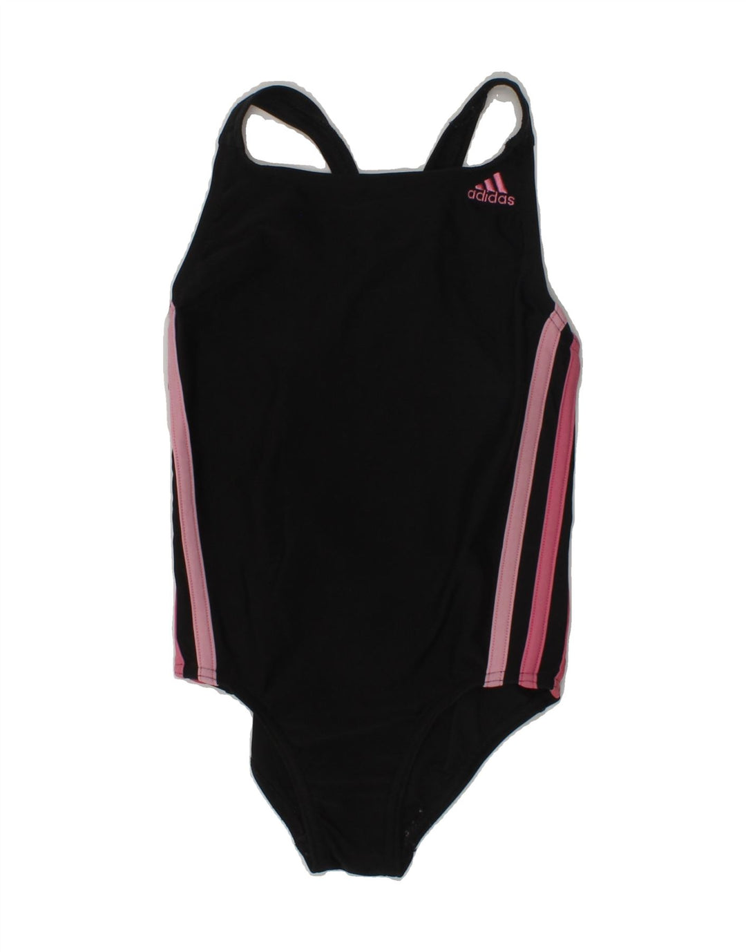 ADIDAS Girls Swimwear 5-6 Years Black Nylon | Vintage Adidas | Thrift | Second-Hand Adidas | Used Clothing | Messina Hembry 