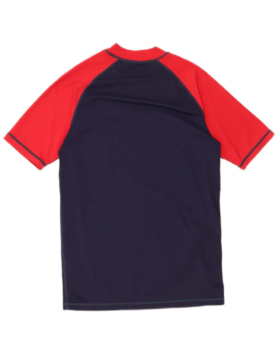 Mountain Warehouse Herren-T-Shirt-Oberteil, klein, marineblaues Colourblock-Nylon