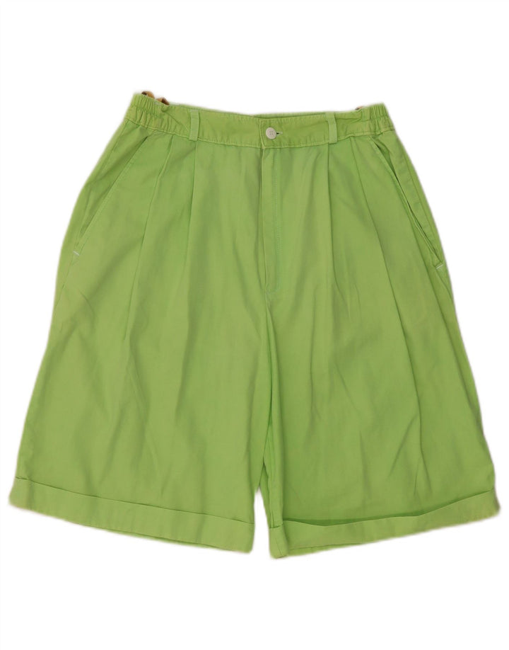 C & A Damen-Chinoshorts mit hoher Taille und Pegged-Chino-Shorts, EU 40, Mittel W26, grüne Baumwolle