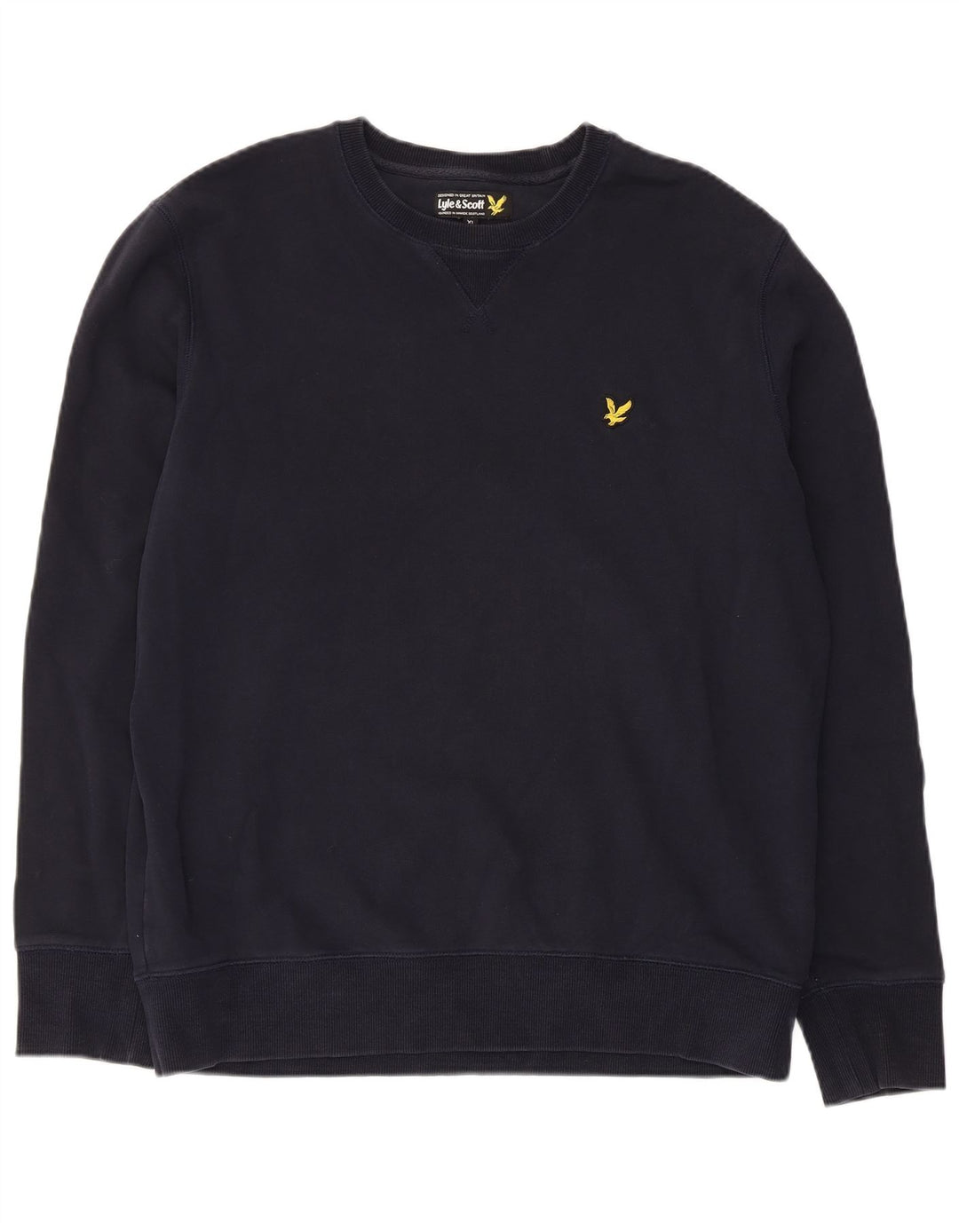Lyle & Scott Herren Sweatshirt Pullover XL Marineblau Baumwolle