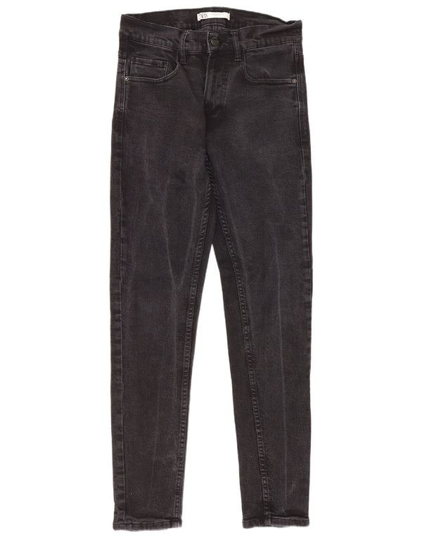 Zara Herren Skinny Jeans EU 38 Small W30 L31 Schwarze Baumwolle
