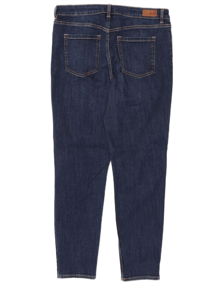 JOULES Damen Skinny Jeans UK 14 Large W32 L28 Marineblau Baumwolle