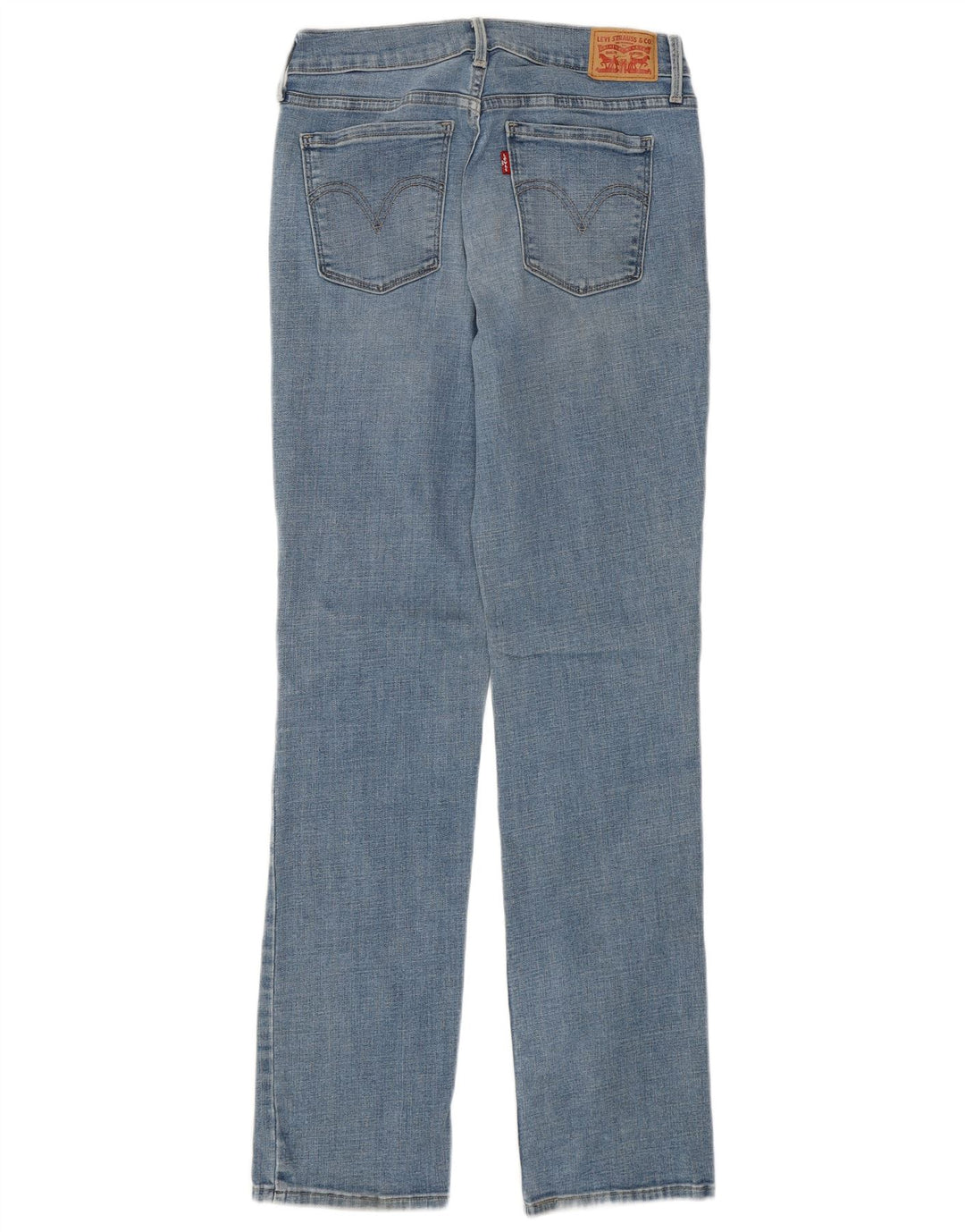 Levi's Damen 505 Straight Jeans US 6 Medium W28 L32 Blaue Baumwolle