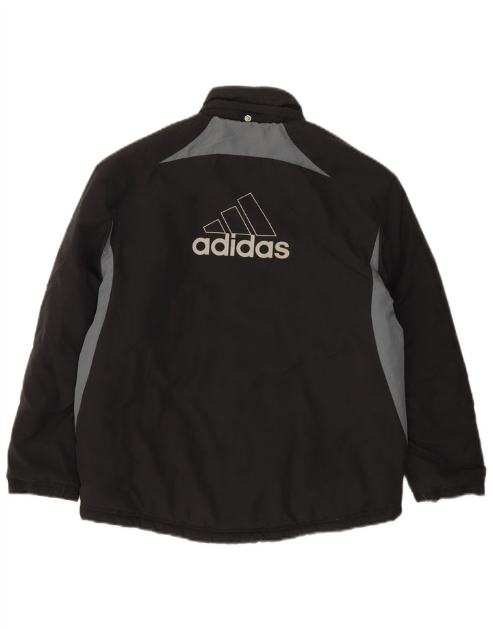 ADIDAS Grafische Windjacke für Jungen, 9–10 Jahre, Schwarz, Farbblock