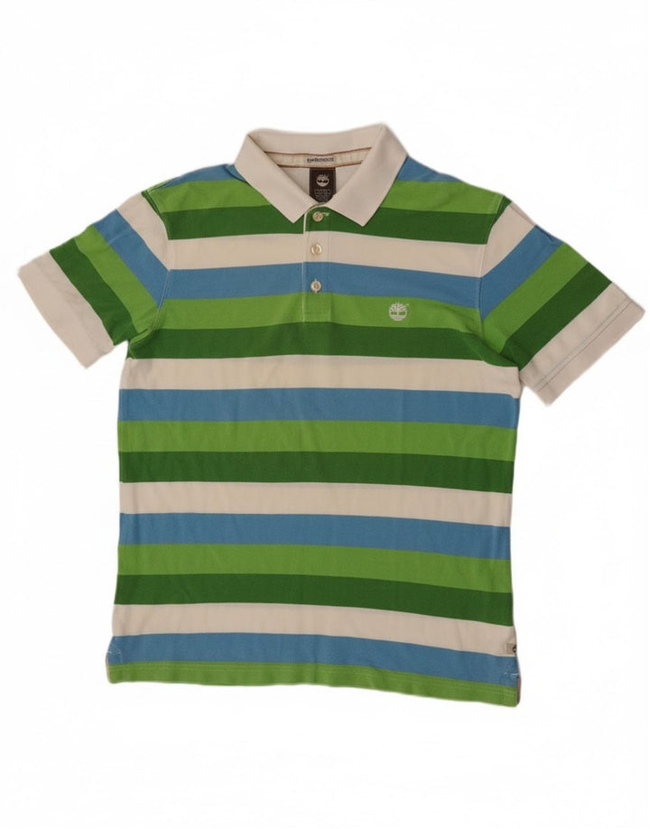 Timberland Herren Earthkeepers Poloshirt XL Mehrfarbig gestreift