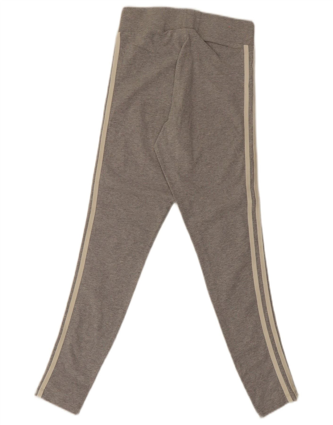 Adidas Damen Leggings UK 8 Small Graue Baumwolle