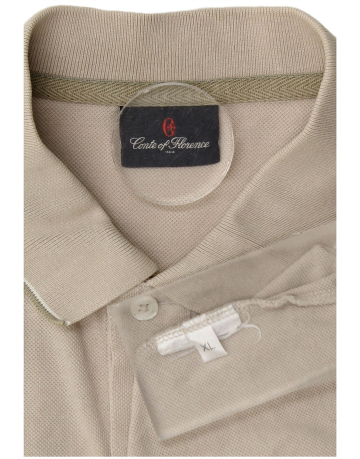 CONTE OF FLORENCE Herren Poloshirt XL Beige