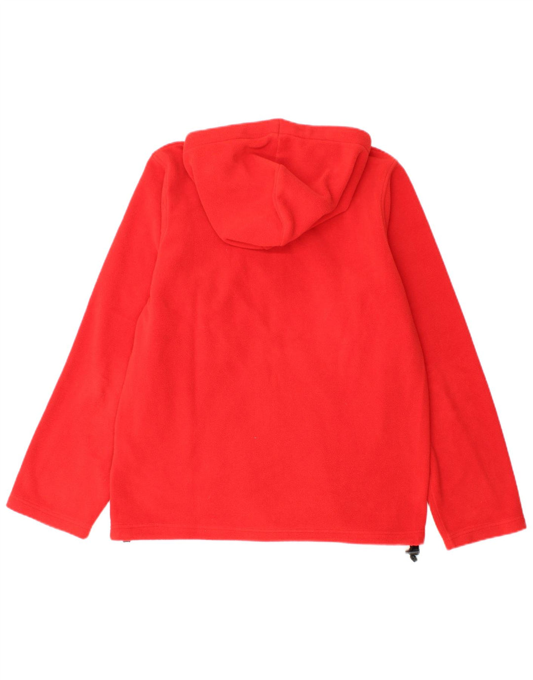 Brugi Herren-Fleecejacke mit Kapuze, UK 36, klein, rotes Farbblock-Polyester