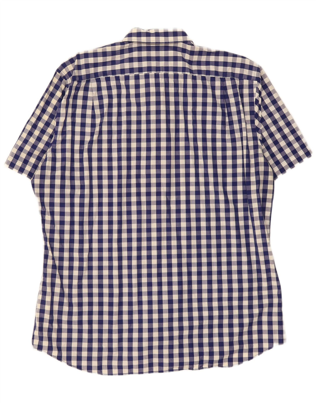 Tommy Hilfiger Herren-Hemd, tailliert, Größe 45, 18, 2XL, Marineblau, Gingham