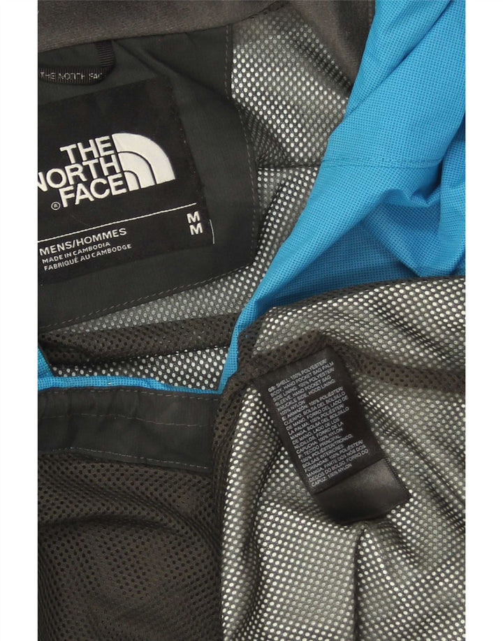 The North Face Herren-Regenjacke mit Kapuze, UK 38, Mittelblau, Polyester