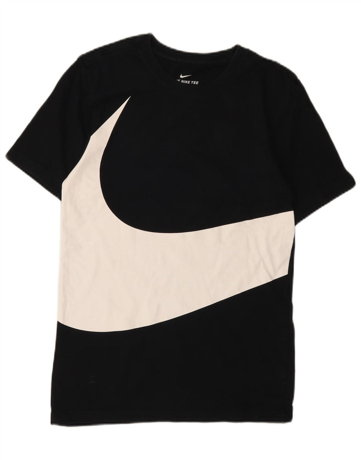 Nike Herren-T-Shirt mit Grafik, XS, schwarze Baumwolle