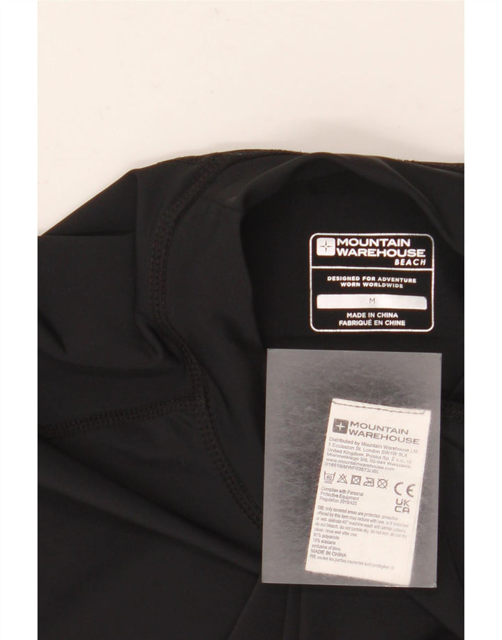 MOUNTAIN WAREHOUSE Herren T-Shirt Top Medium Schwarz Polyamid
