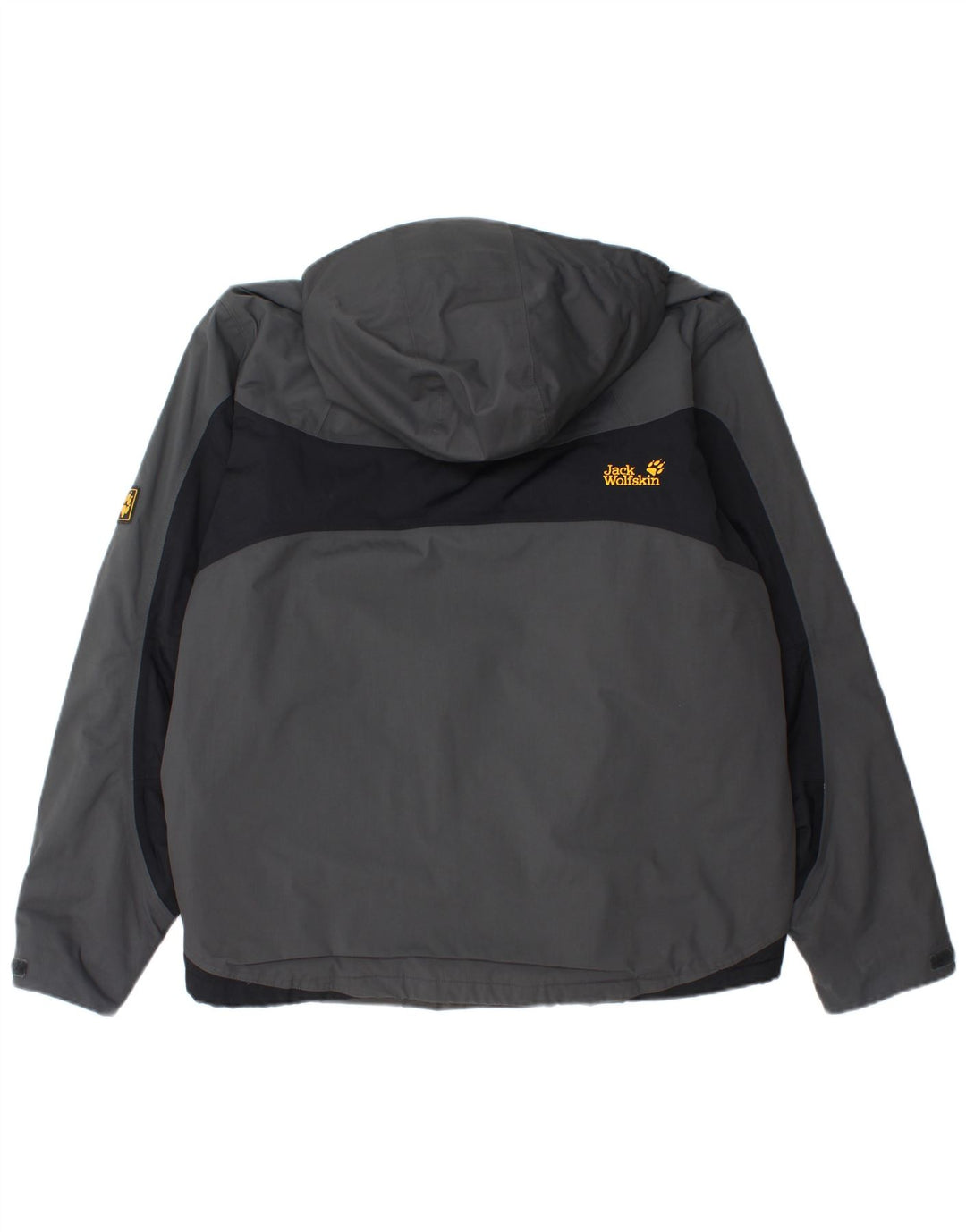 Jack Wolfskin Herren Windjacke UK 40/42 Large Grau Colourblock