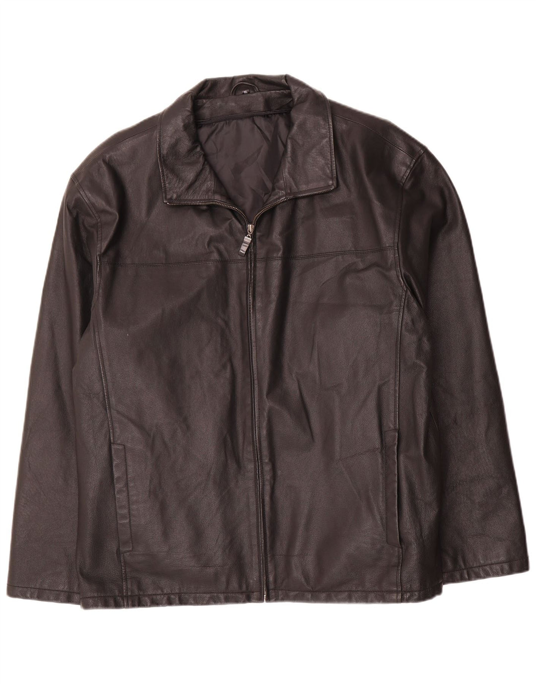 Angelo Litrico Herren Lederjacke UK 42 XL Schwarz