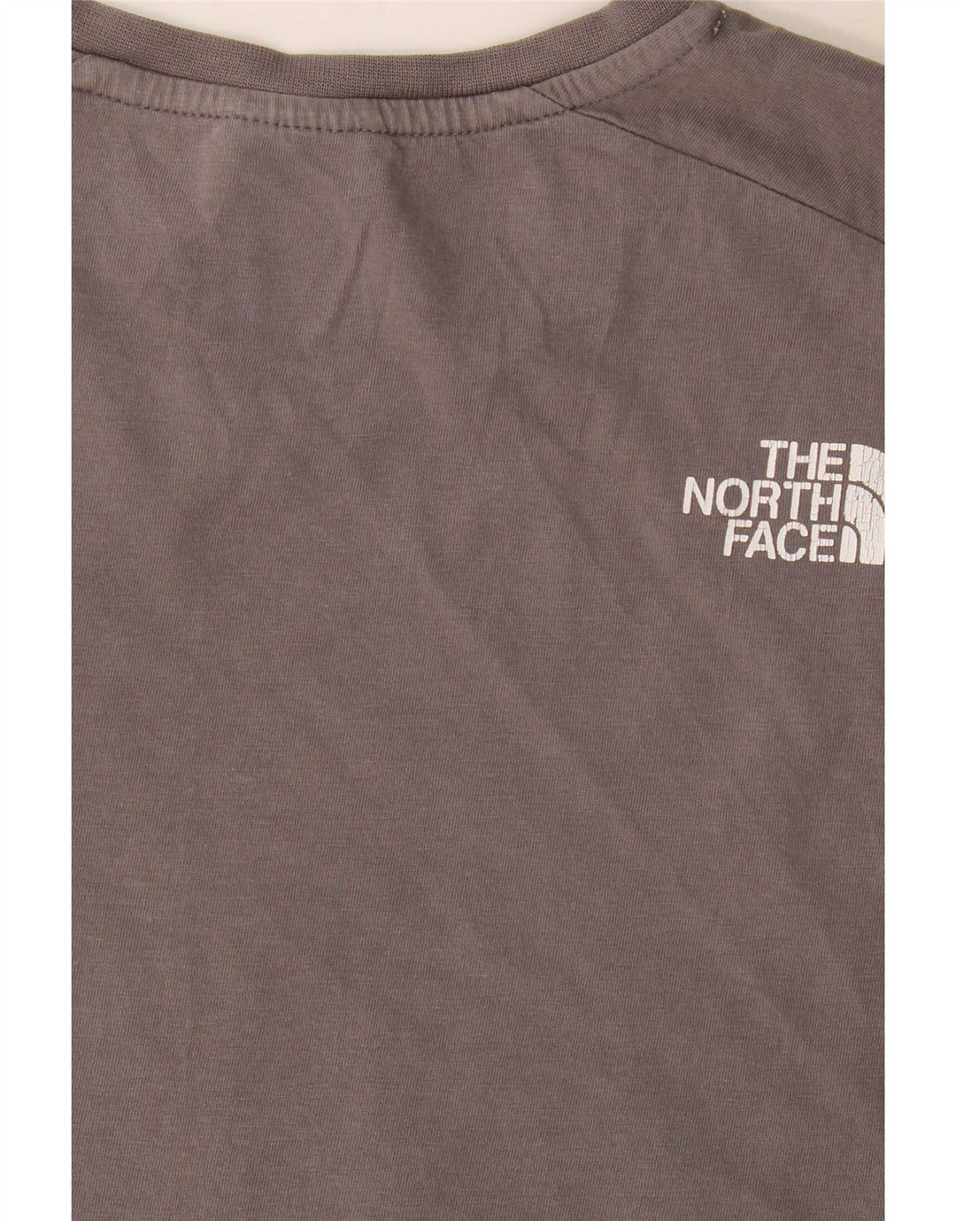 The North Face Herren-T-Shirt mit normaler Grafik, Größe S, Grau, Farbblock