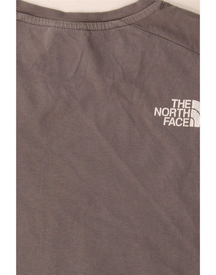 The North Face Herren-T-Shirt mit normaler Grafik, Größe S, Grau, Farbblock