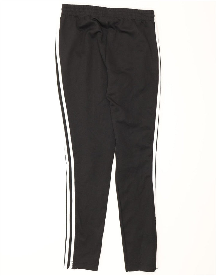 Adidas Damen Trainingshose UK 8 Small Schwarz Polyester