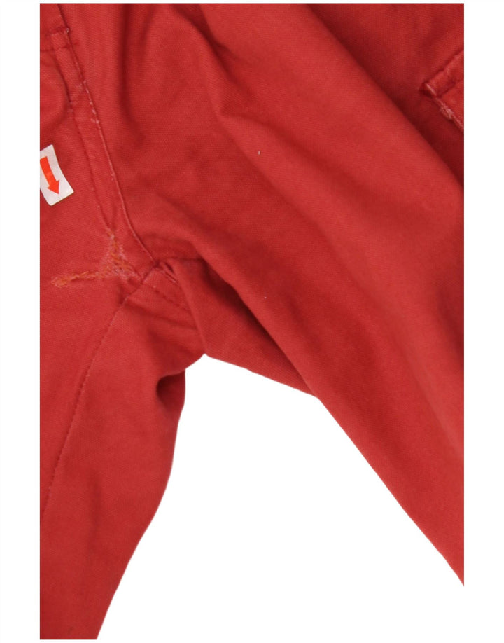 PYRAMID Damen Cargoshorts IT 44 Medium W28 Rote Baumwolle