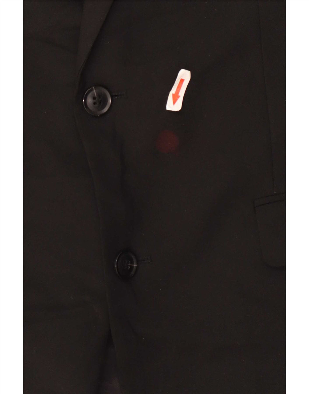 John Lewis Herren-Blazer mit 2 Knöpfen, UK 40, Größe L, Schwarz, Polyester
