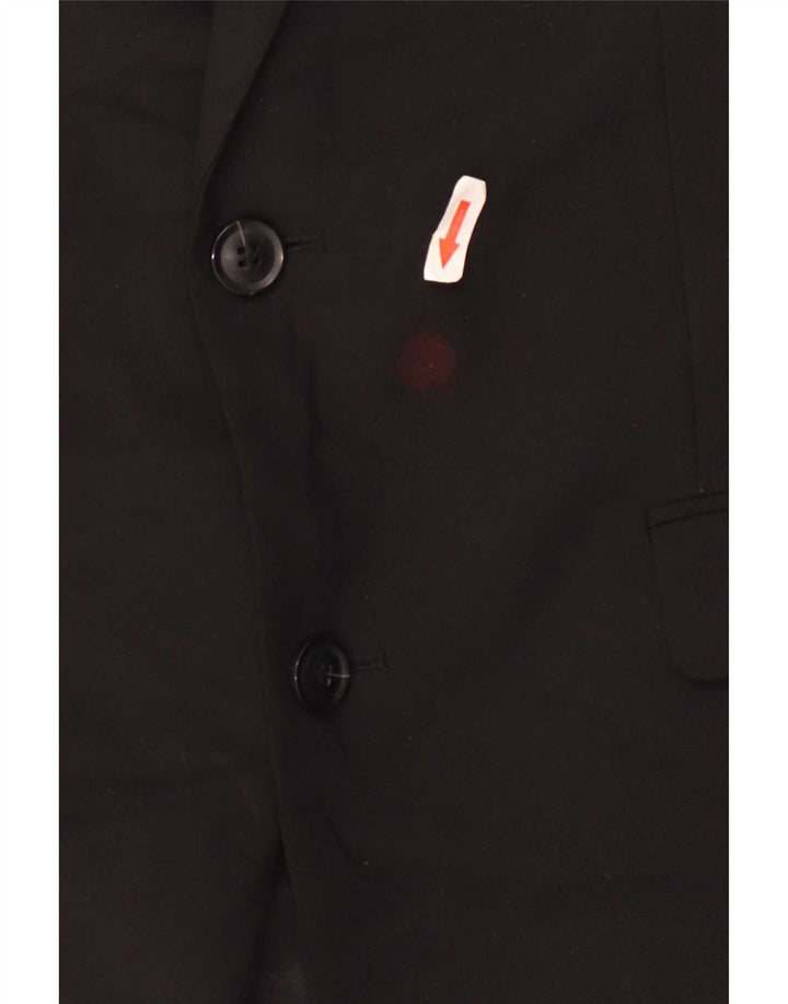 John Lewis Herren-Blazer mit 2 Knöpfen, UK 40, Größe L, Schwarz, Polyester