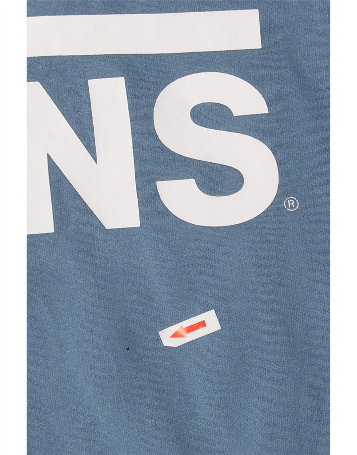Vans Herren-Kapuzenpullover mit Grafik, groß, aus blauer Baumwolle