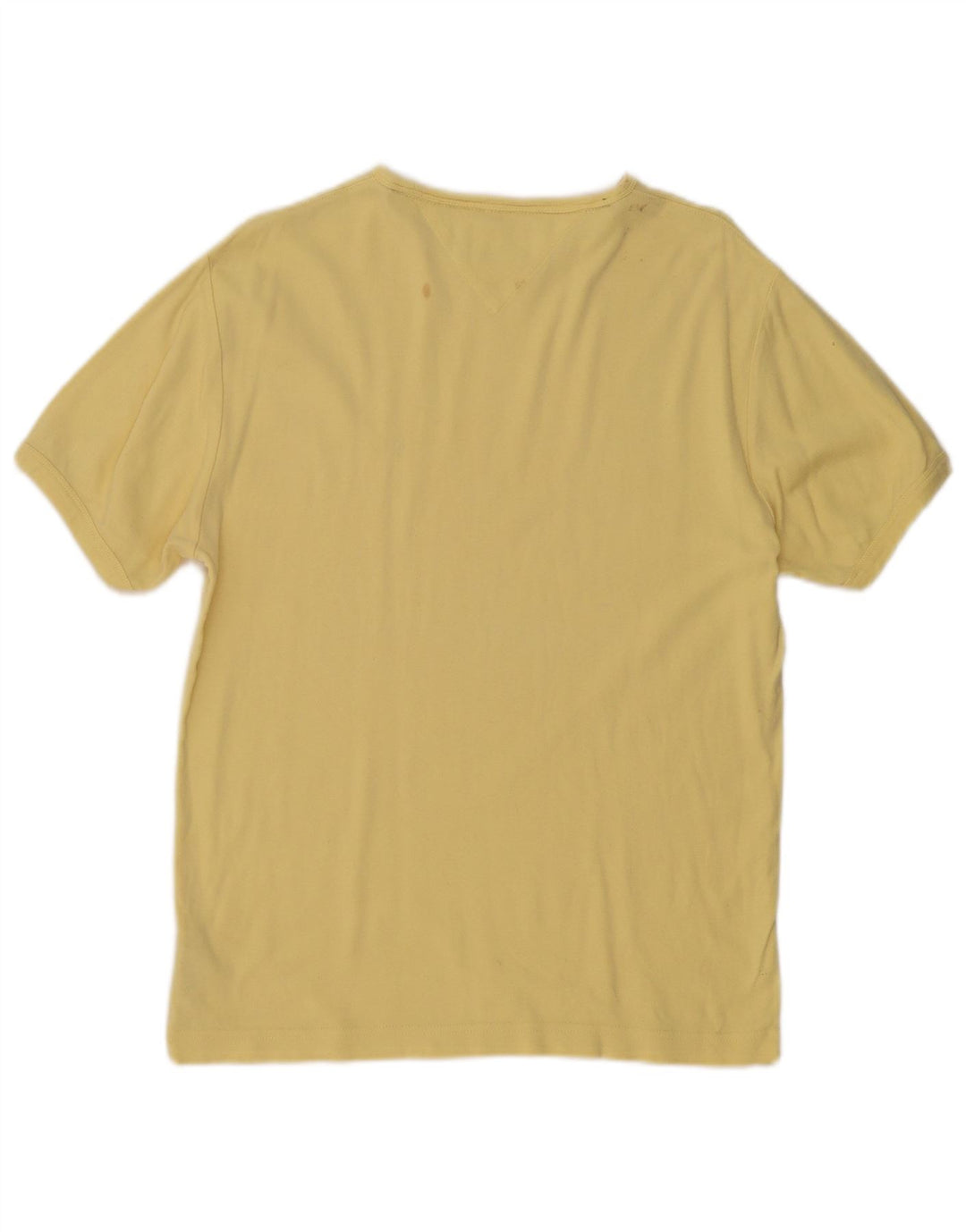 Tommy Hilfiger Herren T-Shirt Top mittelgelbe Baumwolle