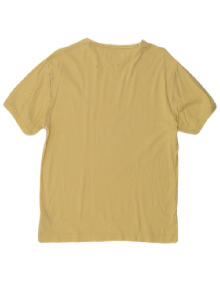 Tommy Hilfiger Herren T-Shirt Top mittelgelbe Baumwolle