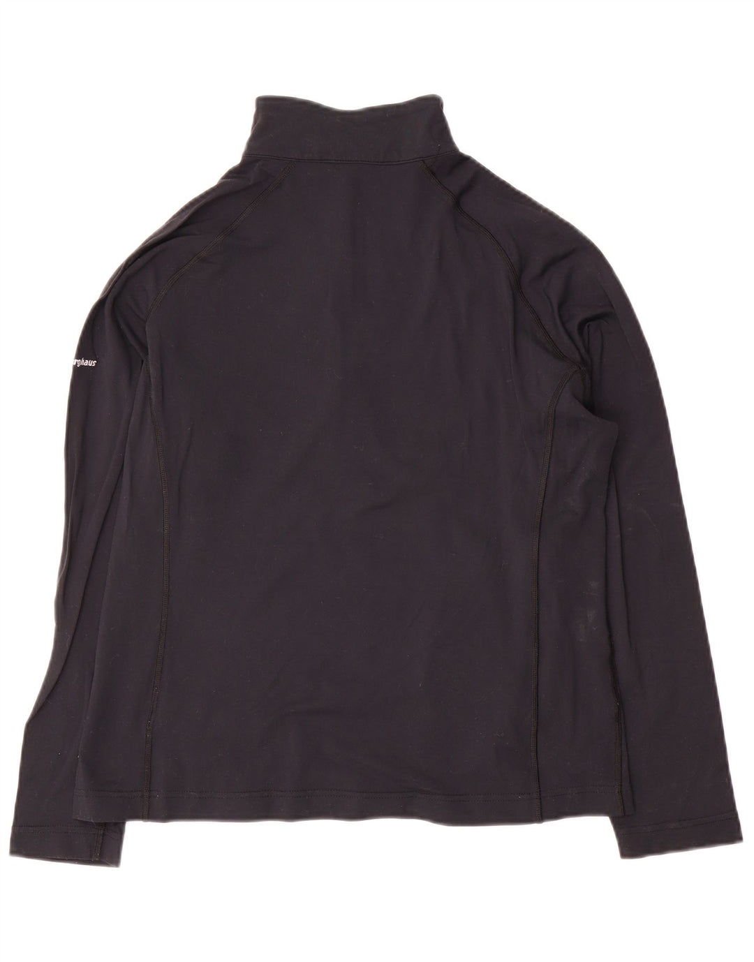 Berghaus Damen-Pullover-Trainingsanzugoberteil mit Reißverschluss und Halsausschnitt, UK 14, Größe L, marineblaues Nylon