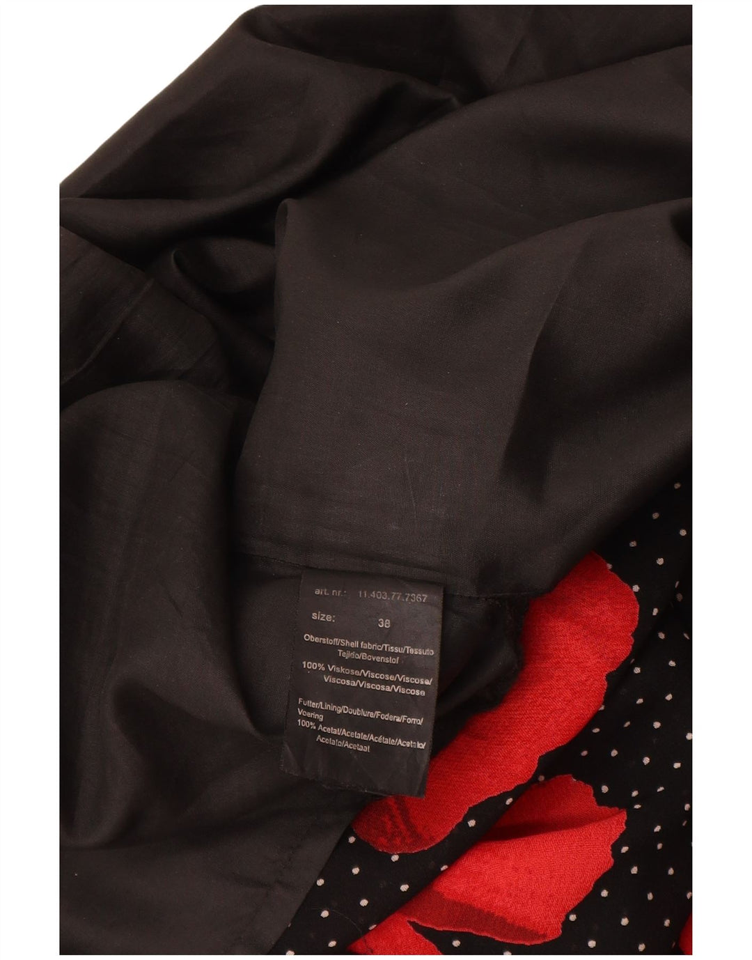 S.Oliver Damen Maxirock EU 38 Medium W30 Schwarz geblümte Viskose