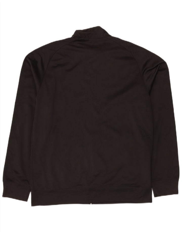 CHAMPION Herren-Trainingsanzugoberteil mit Grafik, XL, schwarzes Polyester