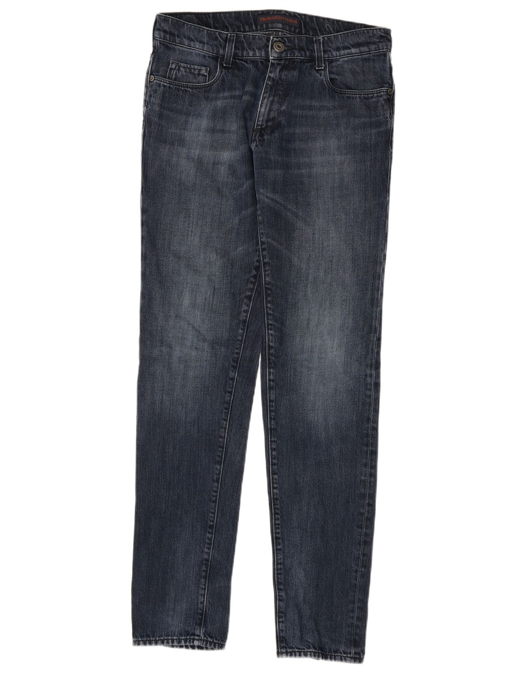 Trussardi Herren Slim Jeans W32 L34 Blaue Baumwolle