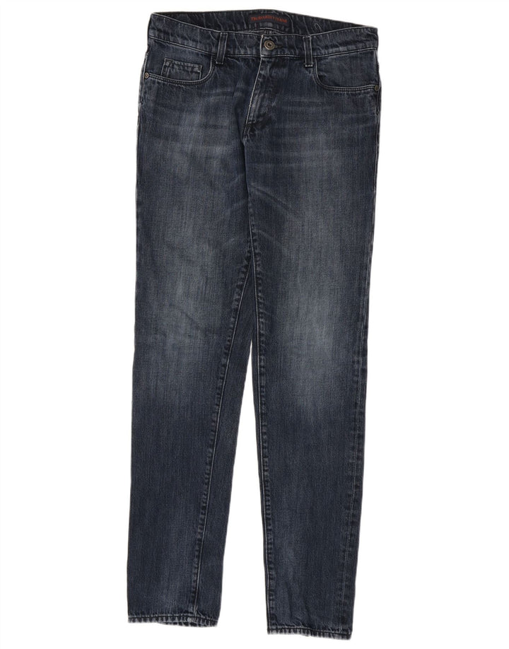 Trussardi Herren Slim Jeans W32 L34 Blaue Baumwolle
