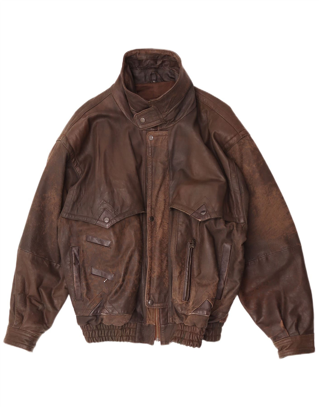 Vintage Herren Lederjacke UK 42 XL Braun