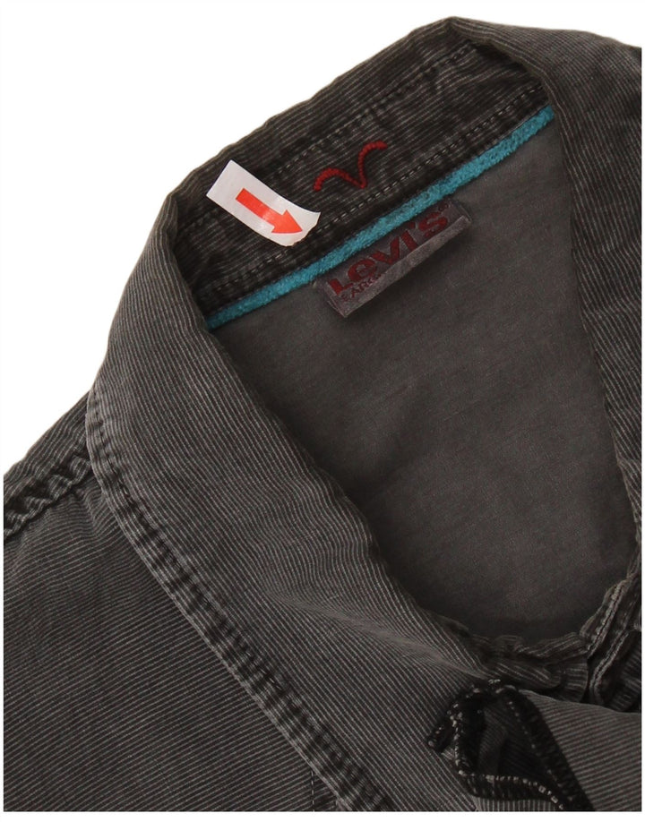LEVI'S Herrenhemd Große graue Baumwolle