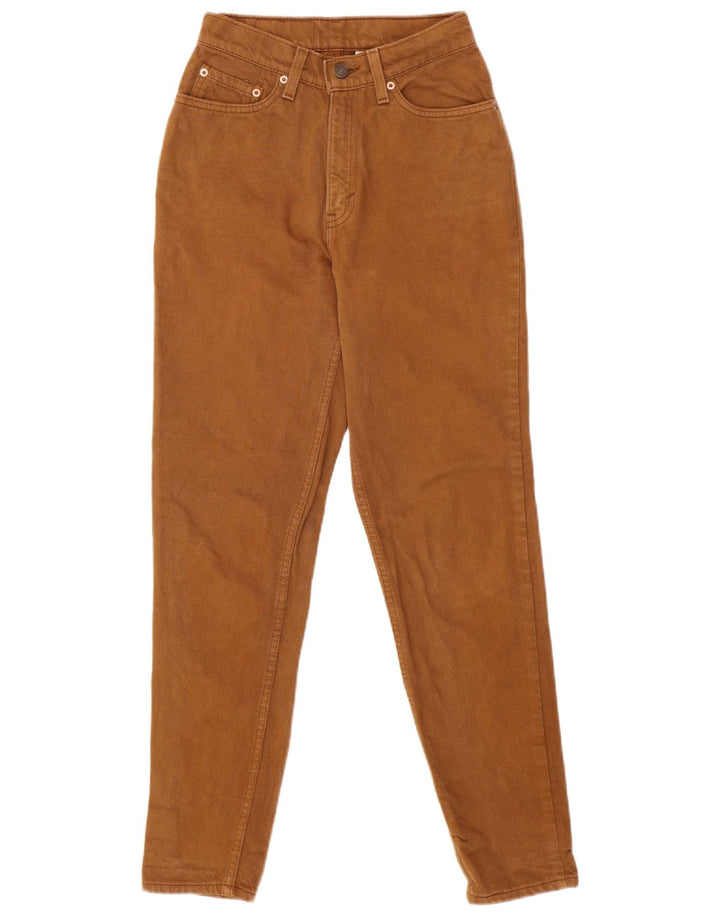LEVI'S Damen 512 Slim Tapered Jeans Medium W28 L30 Braune Baumwolle