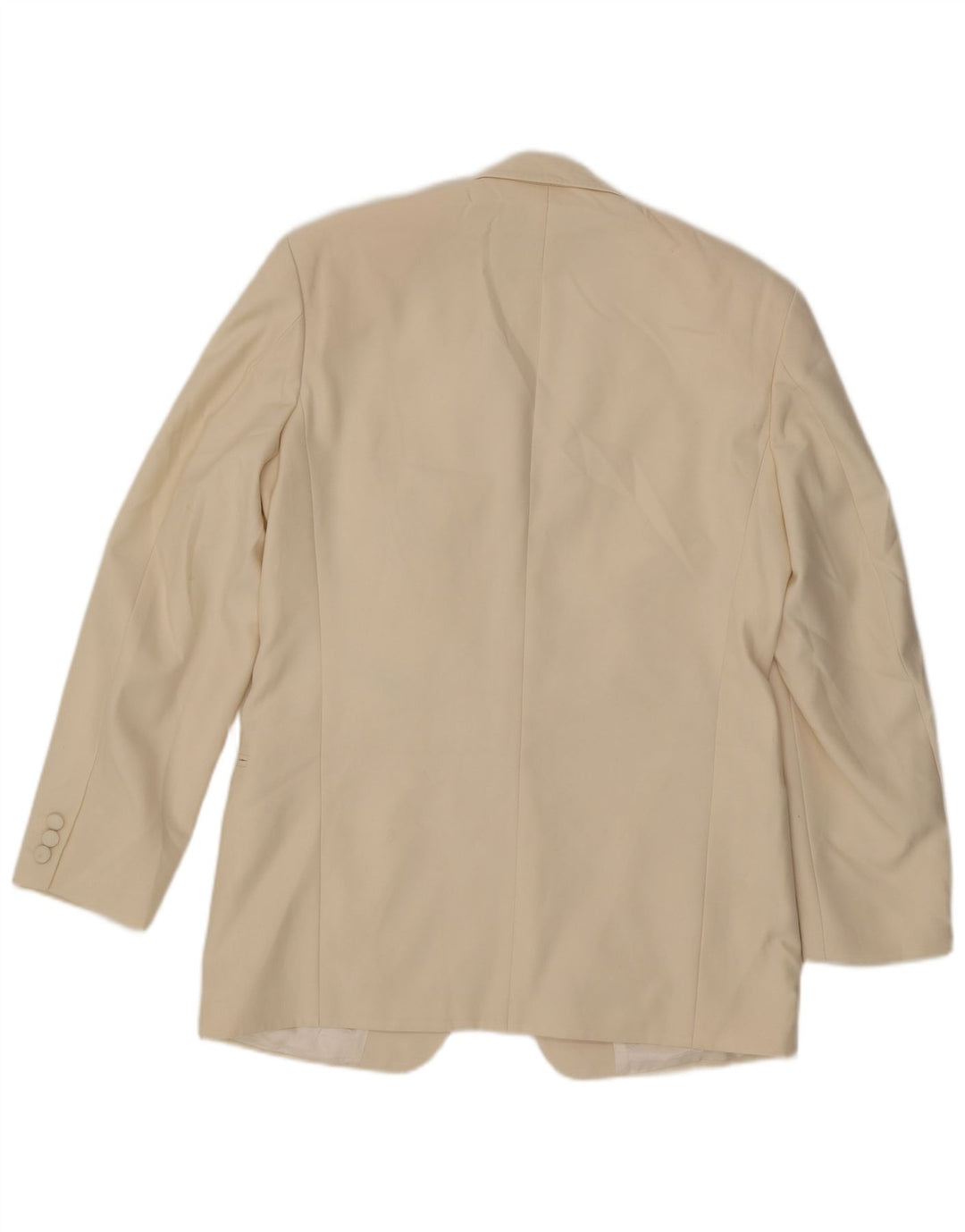 Marks & Spencer Herren-Blazer, lang, 1 Knopf, Gr. 40, Mittel, gebrochenes Weiß