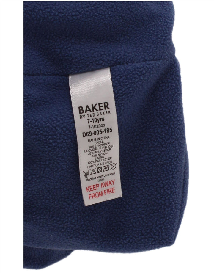 Ted Baker Strickmütze für Jungen, 9–10 Jahre, blaue Viskose